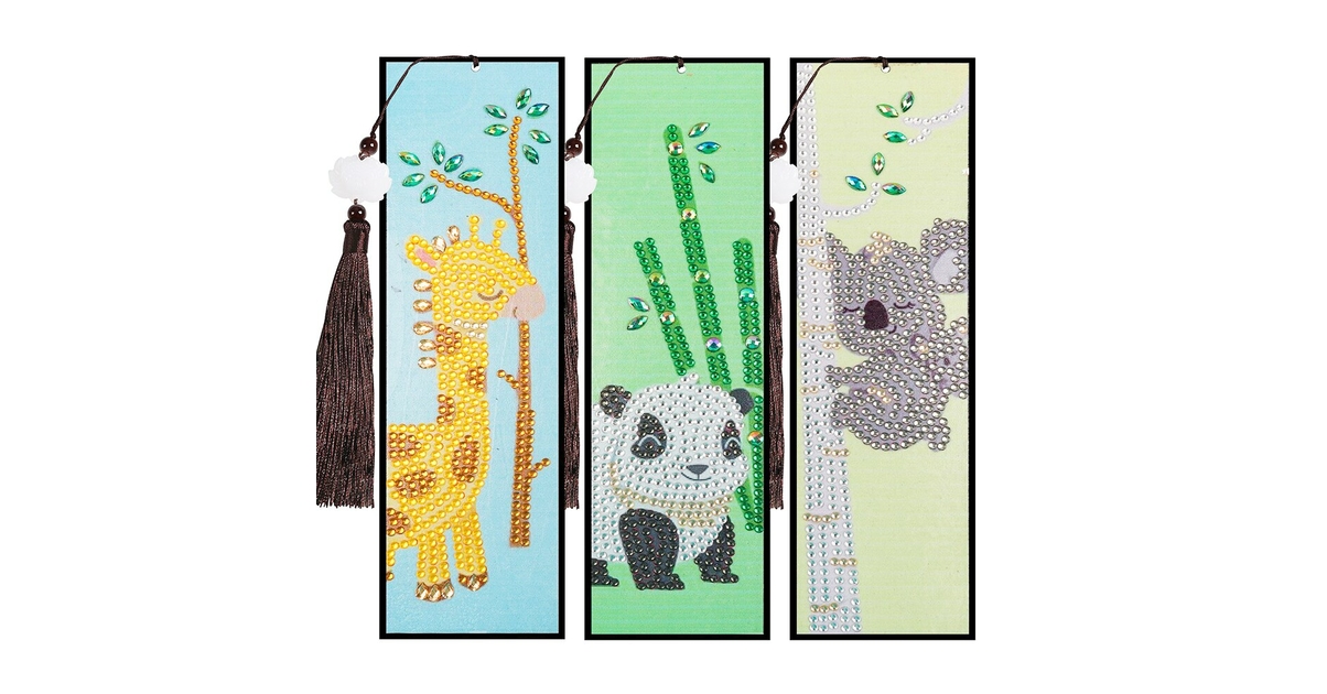 Marque Page Animaux Lot De Broderie Diamant Lartera